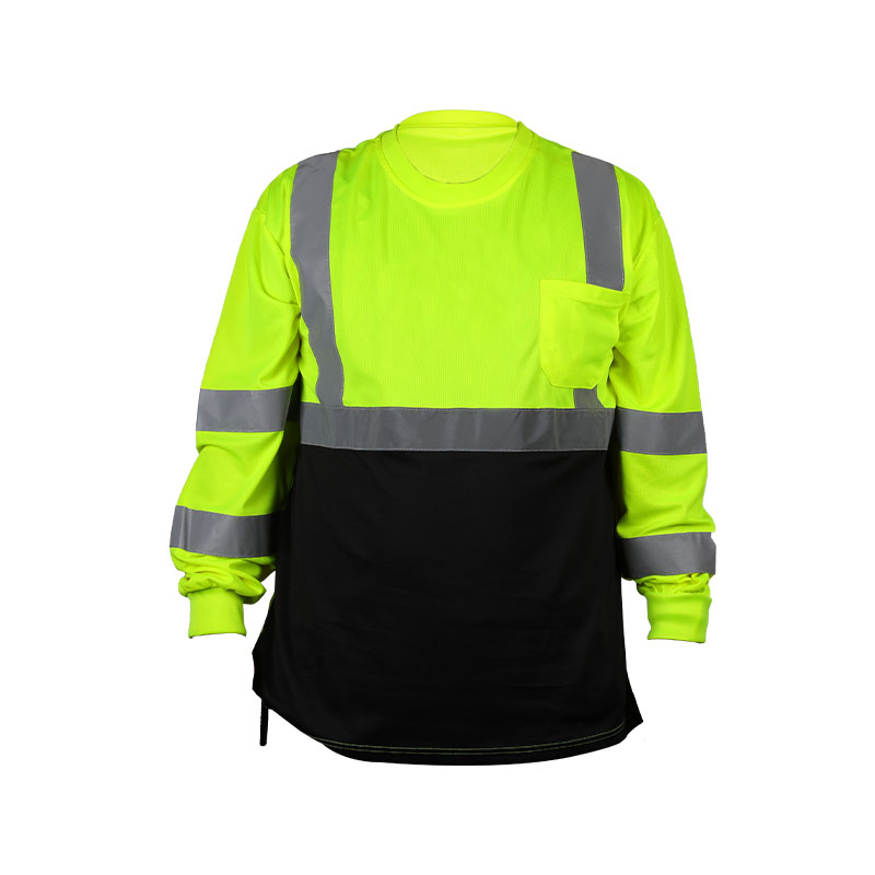 High Visibility Safety T-Shirt With Long Sleeve